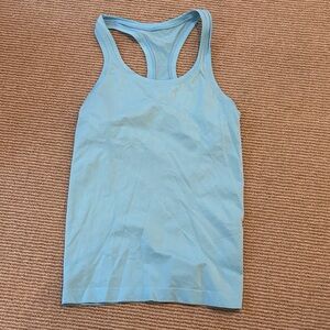Lululemon Light Blue Racerback Tank Top
